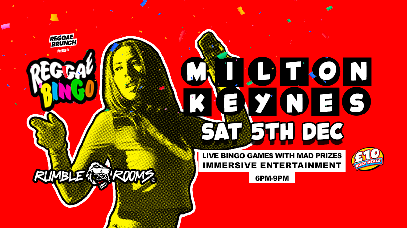 Reggae Bingo - Milton Keynes - Sat 5th Dec