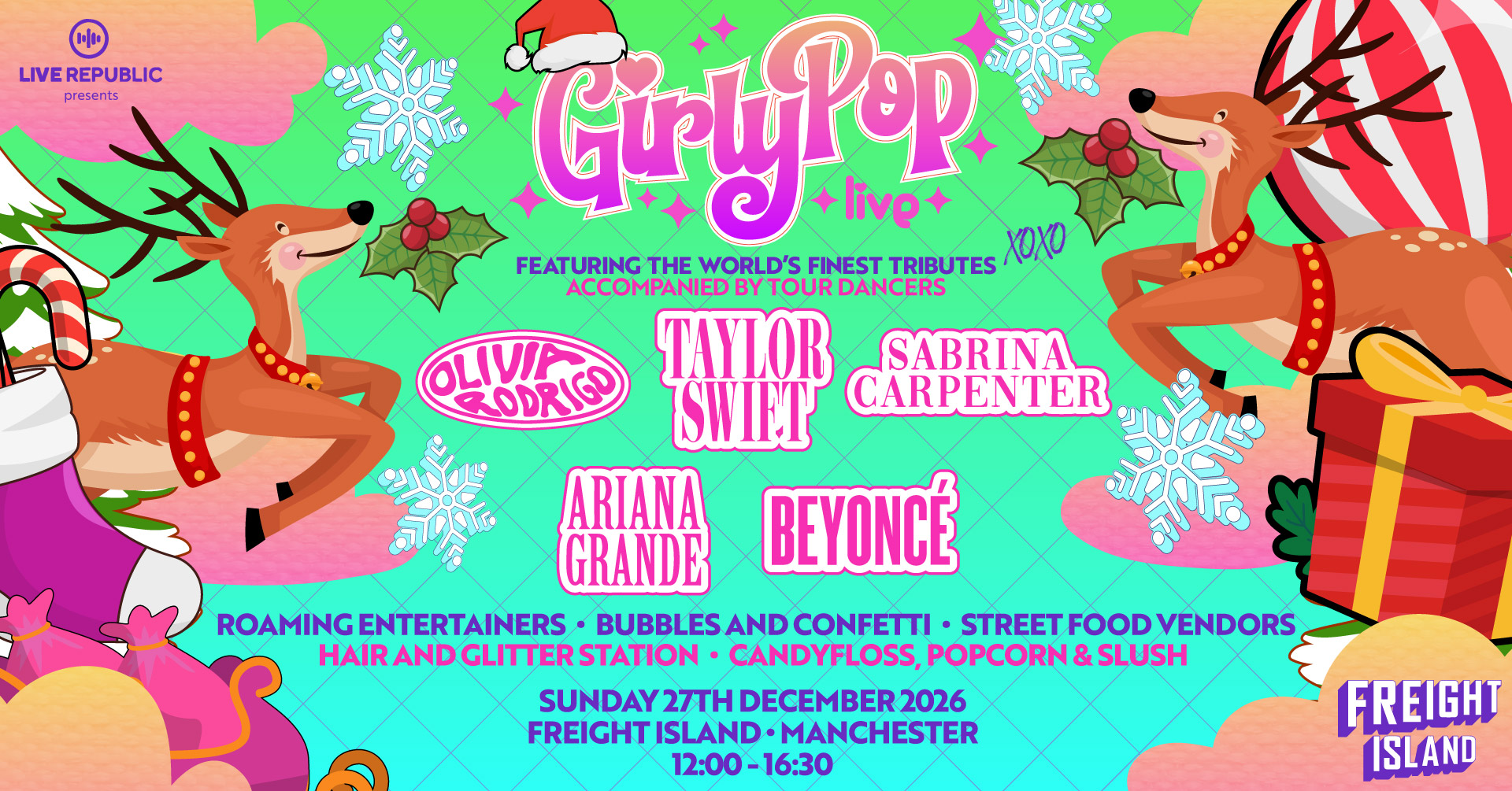 GirlyPop Christmas Party | Freight Island, Manchester