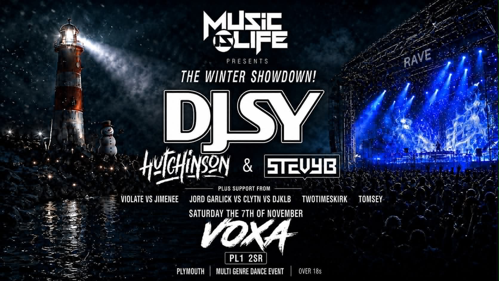 Music Is Life Presents: The Winter Showdown with DJ SY