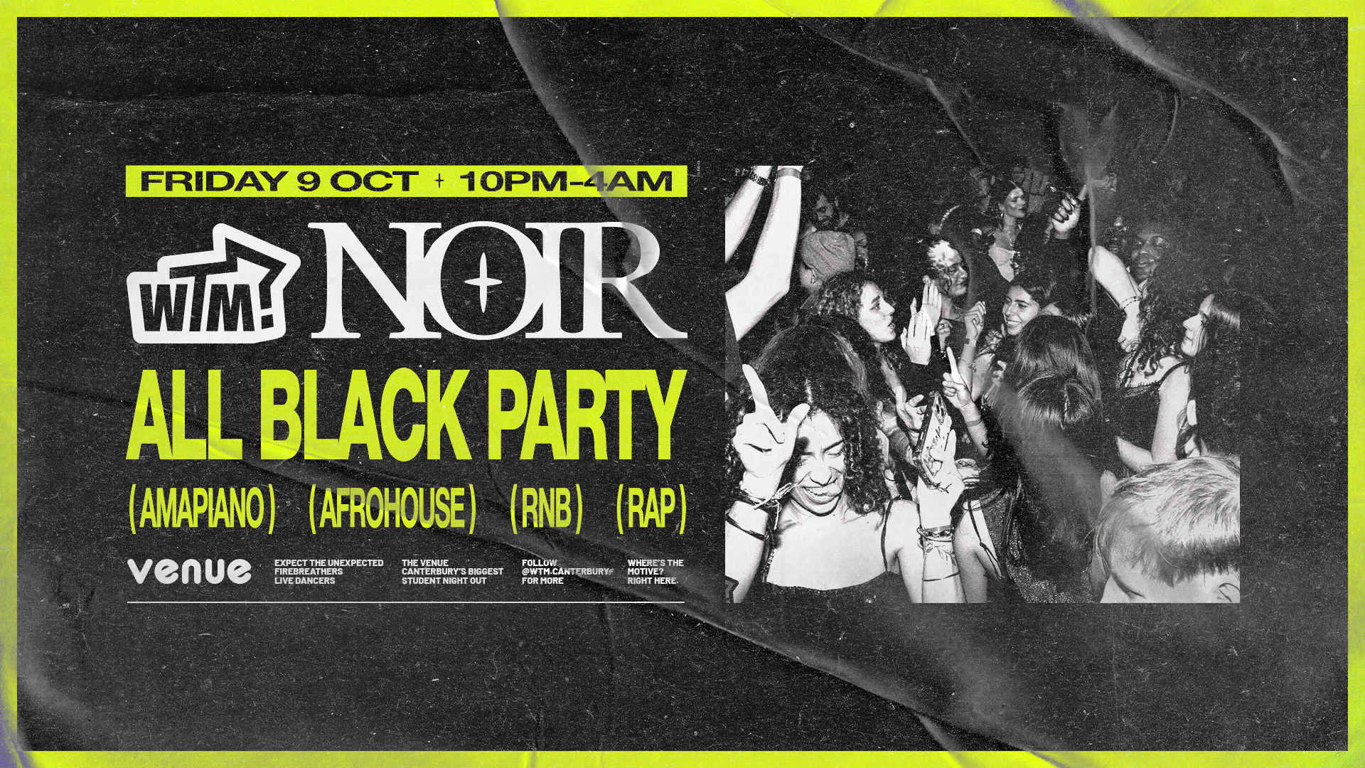 WTM? Presents NOIR ⚫ All Black Party
