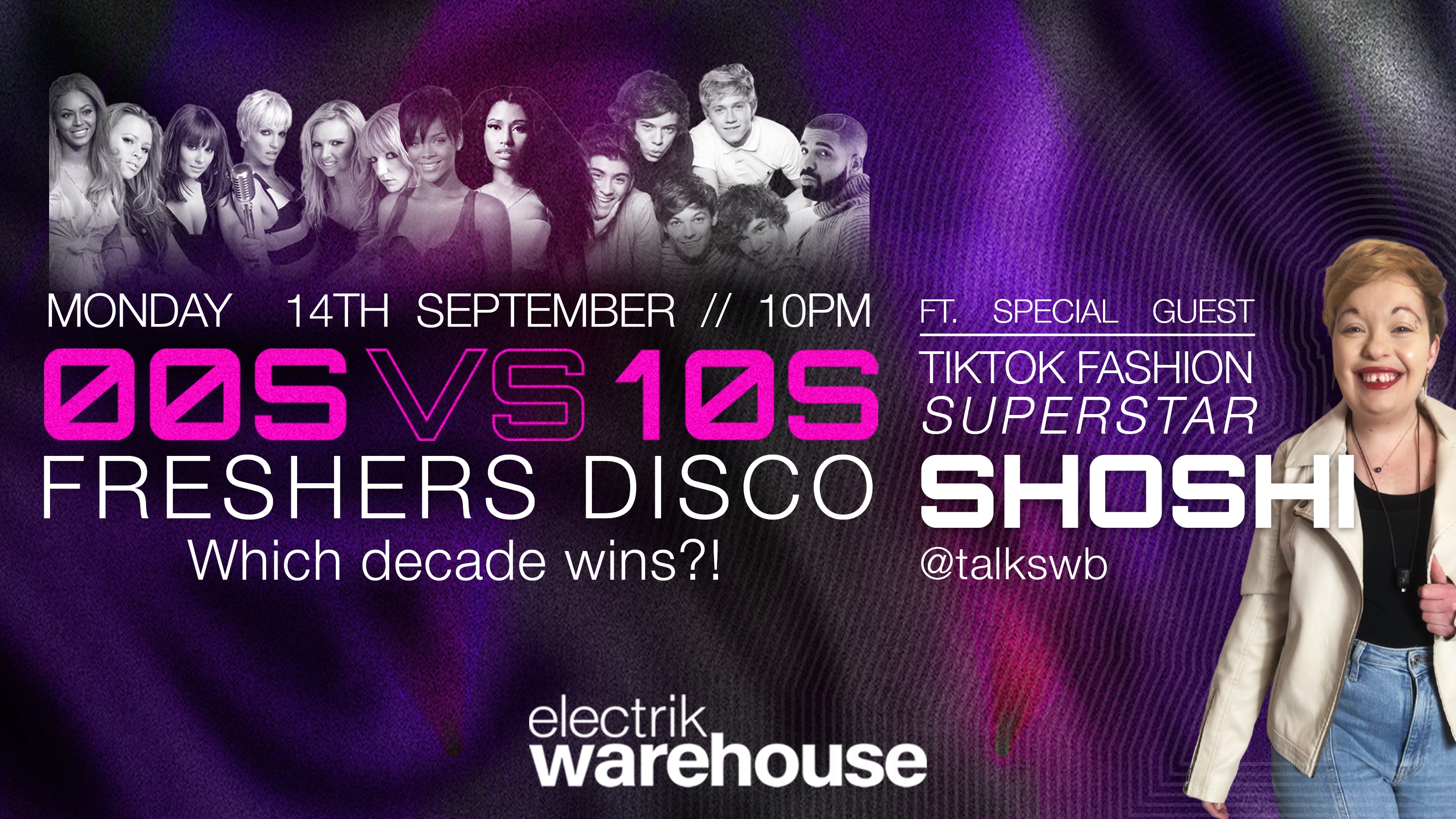 SHOSHI’S 00s v 10s FRESHERS PARTY (100 online tickets left!)