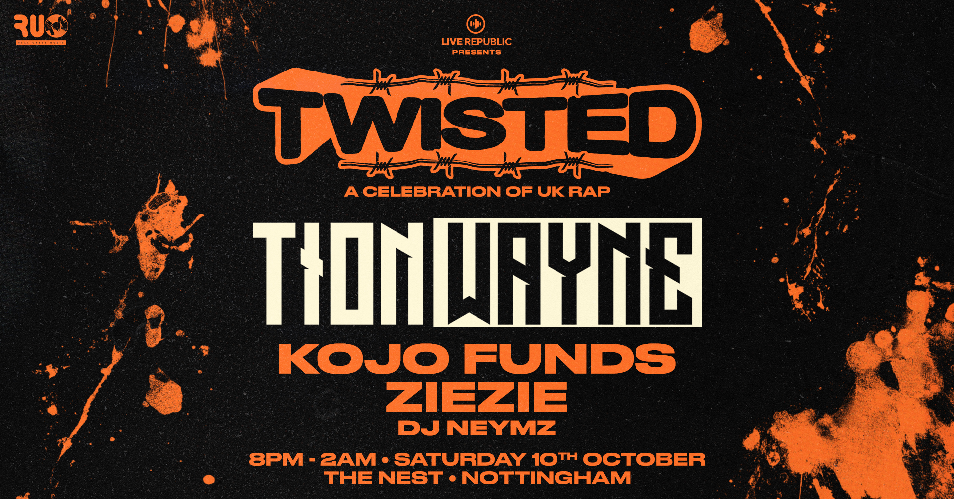 Twisted - A Celebration of UK Rap | The Nest, Nottingham