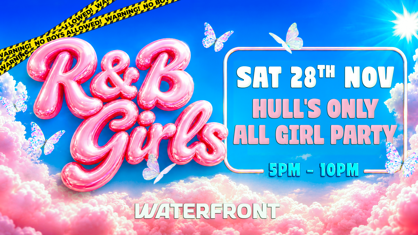 R&B Girls - Waterfront Hull - GIRLS ONLY EVENT
