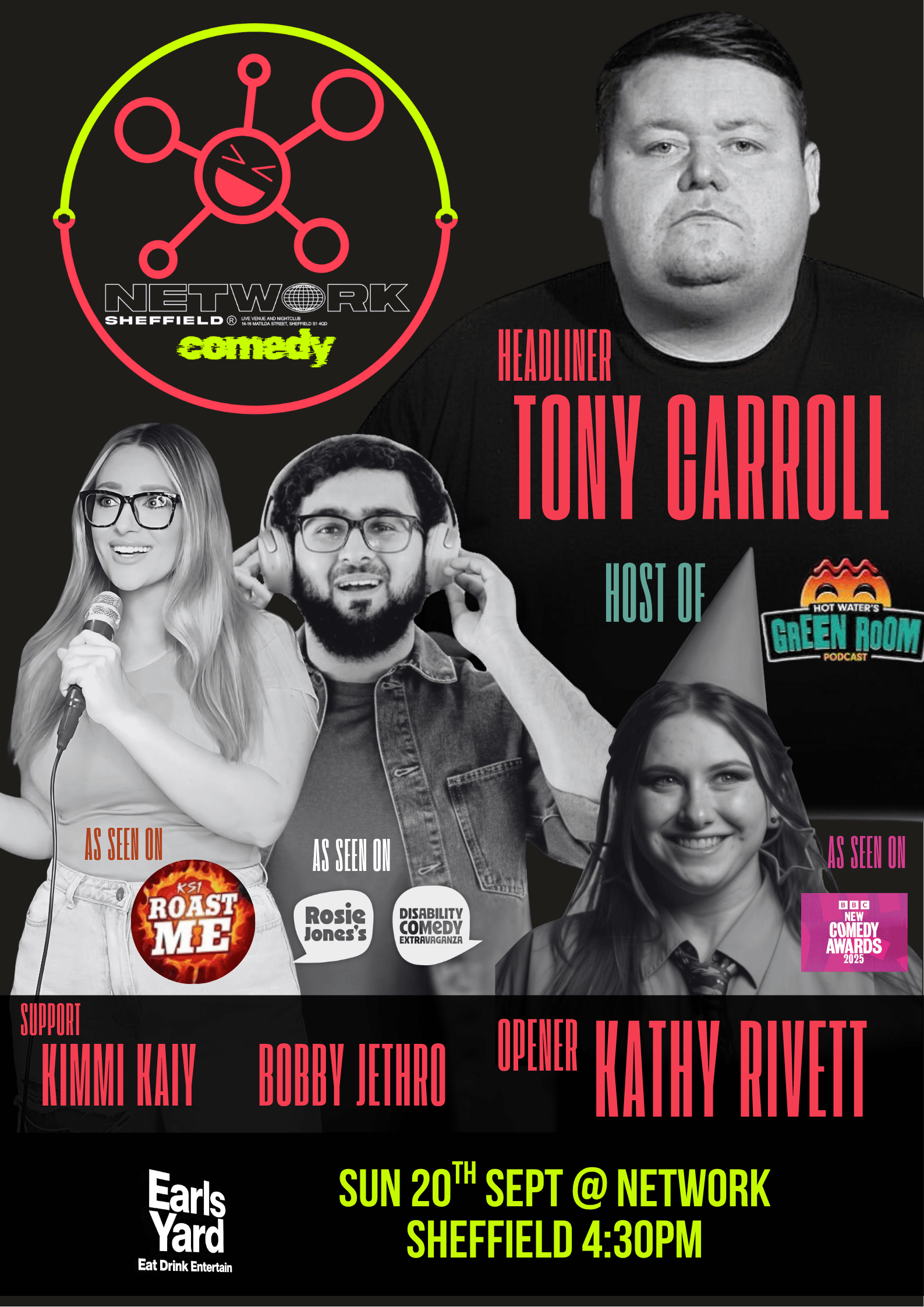 Network Presents: Comedy @ Earl's Yard