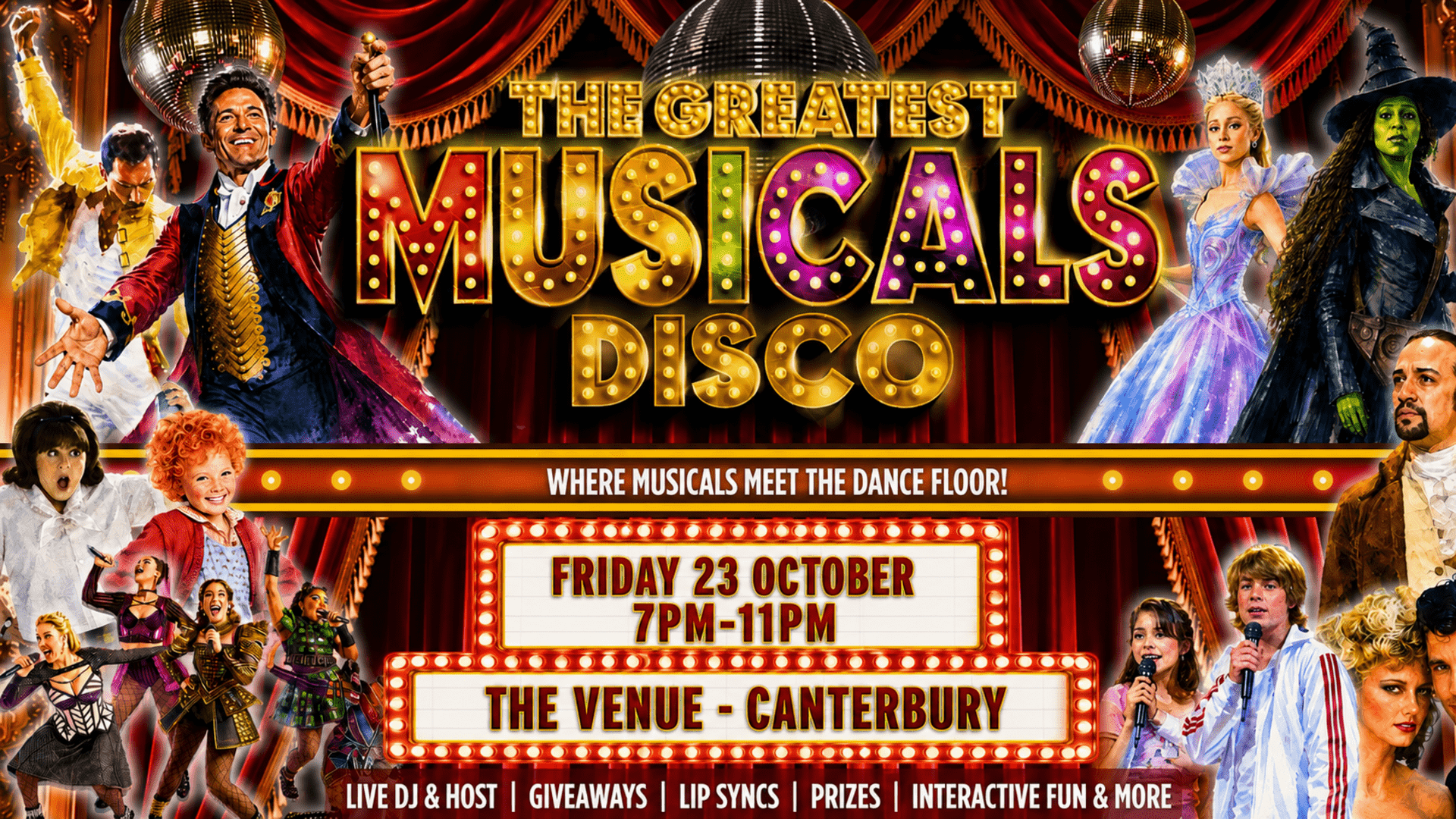 The Greatest Musicals Disco 🪩 Canterbury