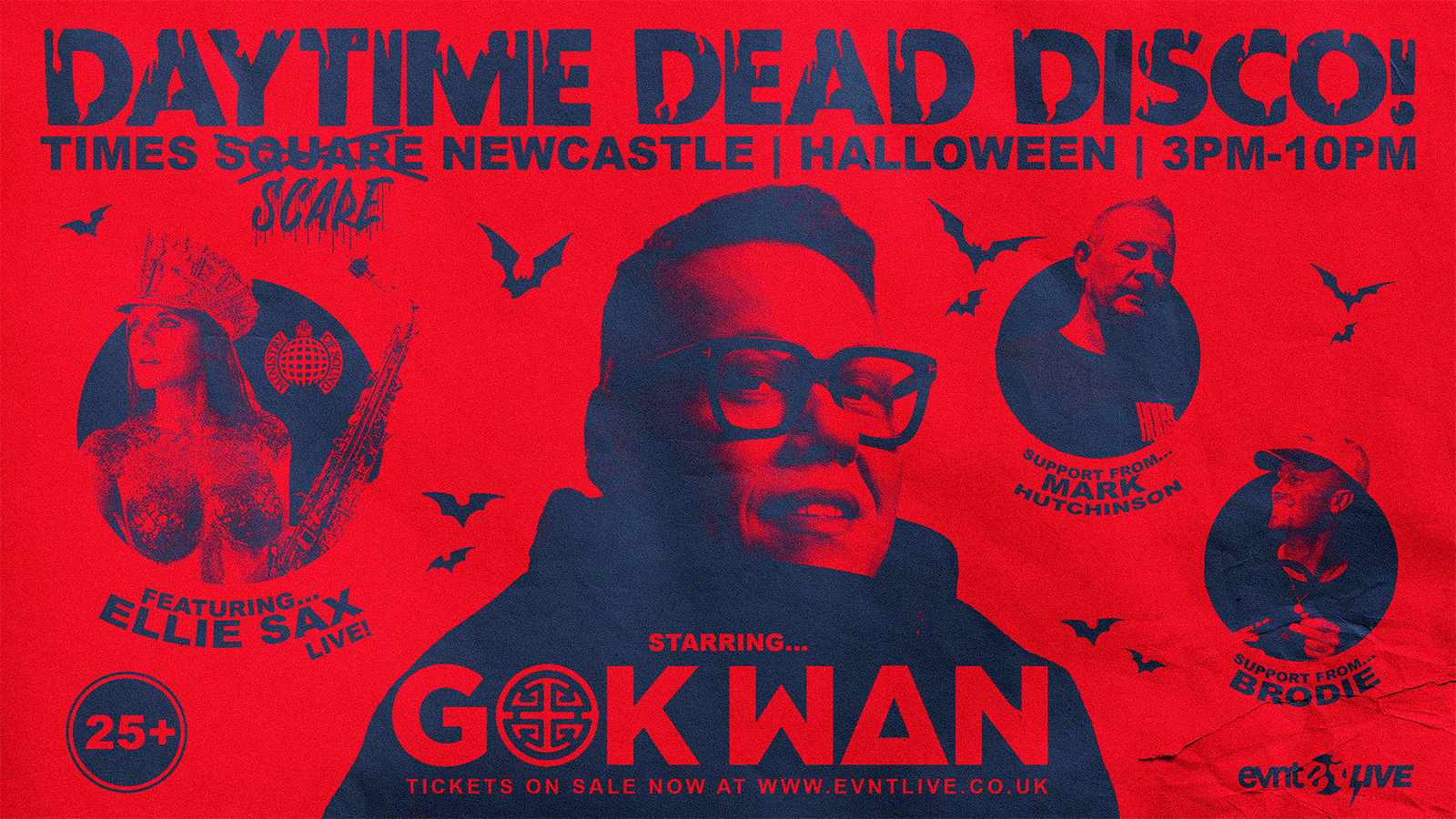 DAYTIME DISCO w/ GOK WAN / ELLIE SAX Live! - The Over 25s Halloween Day Party!