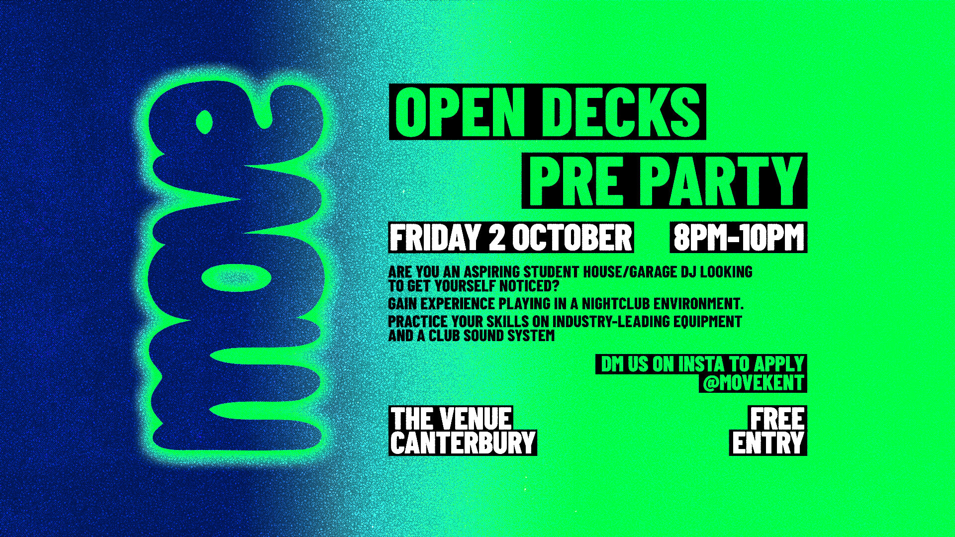 MOVE 🪩 Open Decks Pre-party