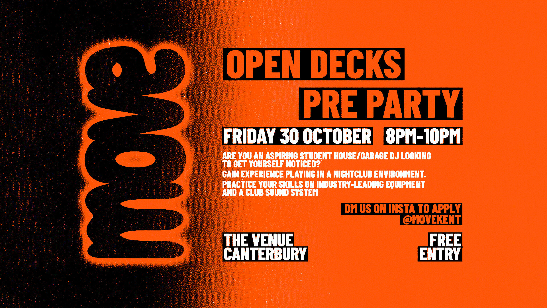 MOVE 👻 Open Decks Pre-party