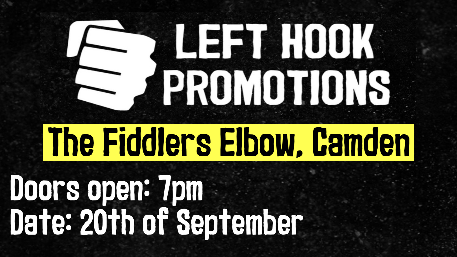 Left Hook Promotions presents...