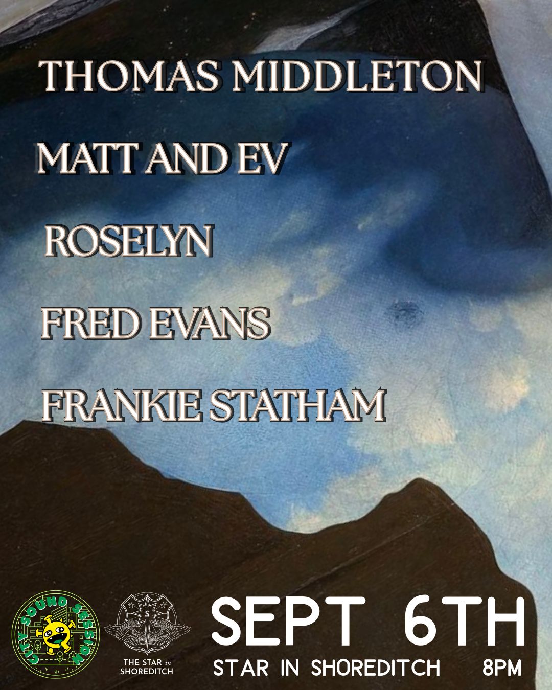 Thomas Middleton, Matt and Ev, Roselyn, Fred Evans and Frankie Statham