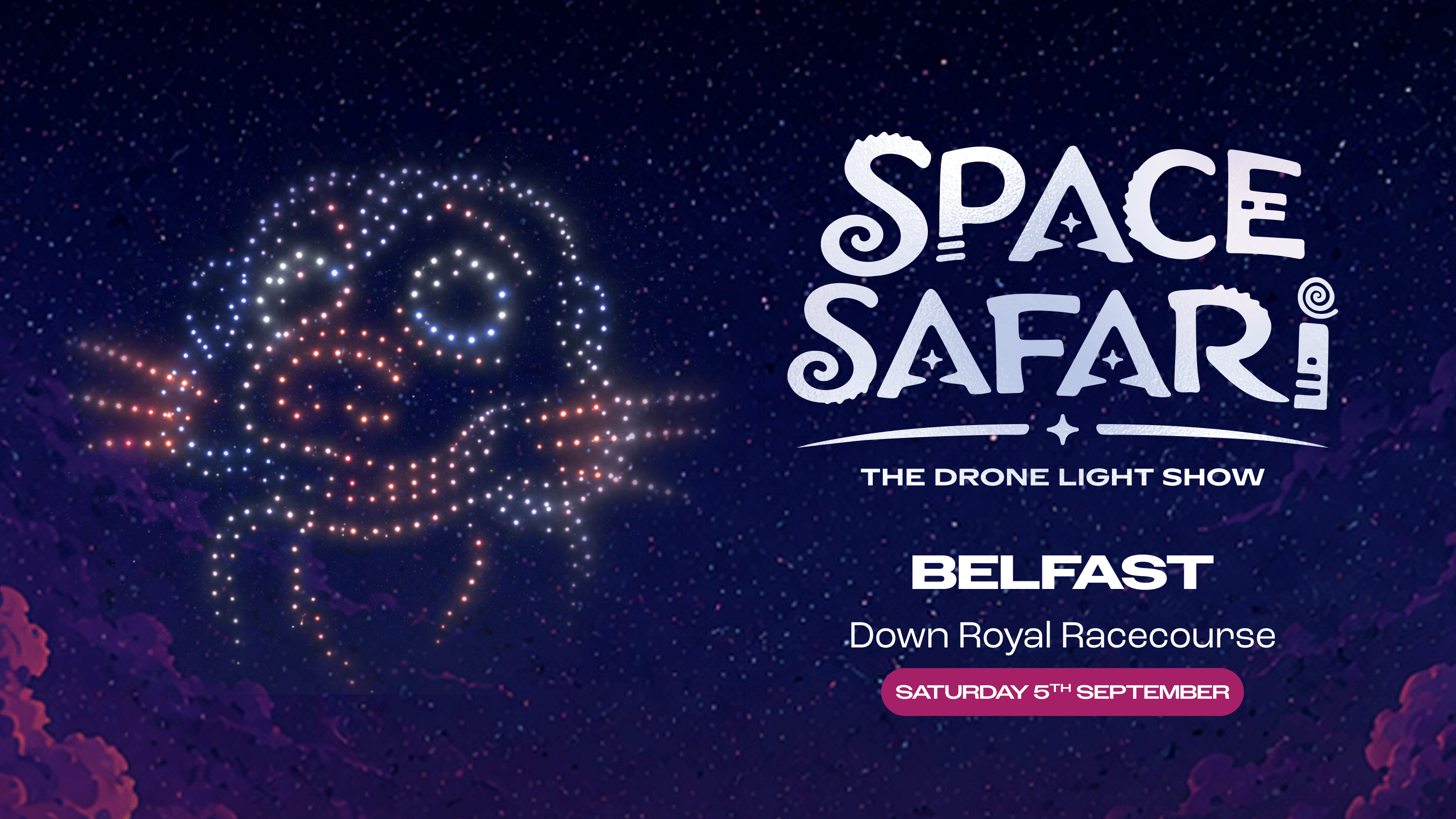 Space Safari Drone Light Show - Belfast