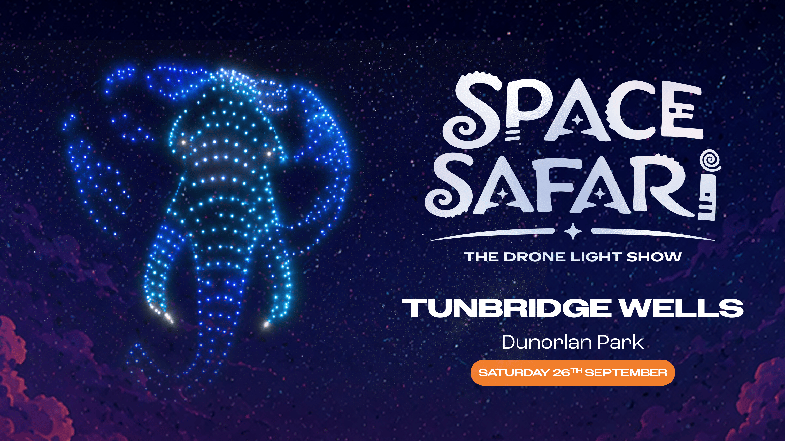 Space Safari Drone Light Show - Tunbridge Wells