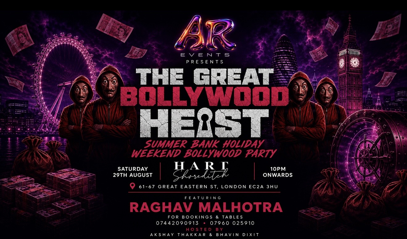 BOLLYWOOD HEIST || Ft. RAGHAV MALHOTRA || SHOREDITCH TAKEOVER ||