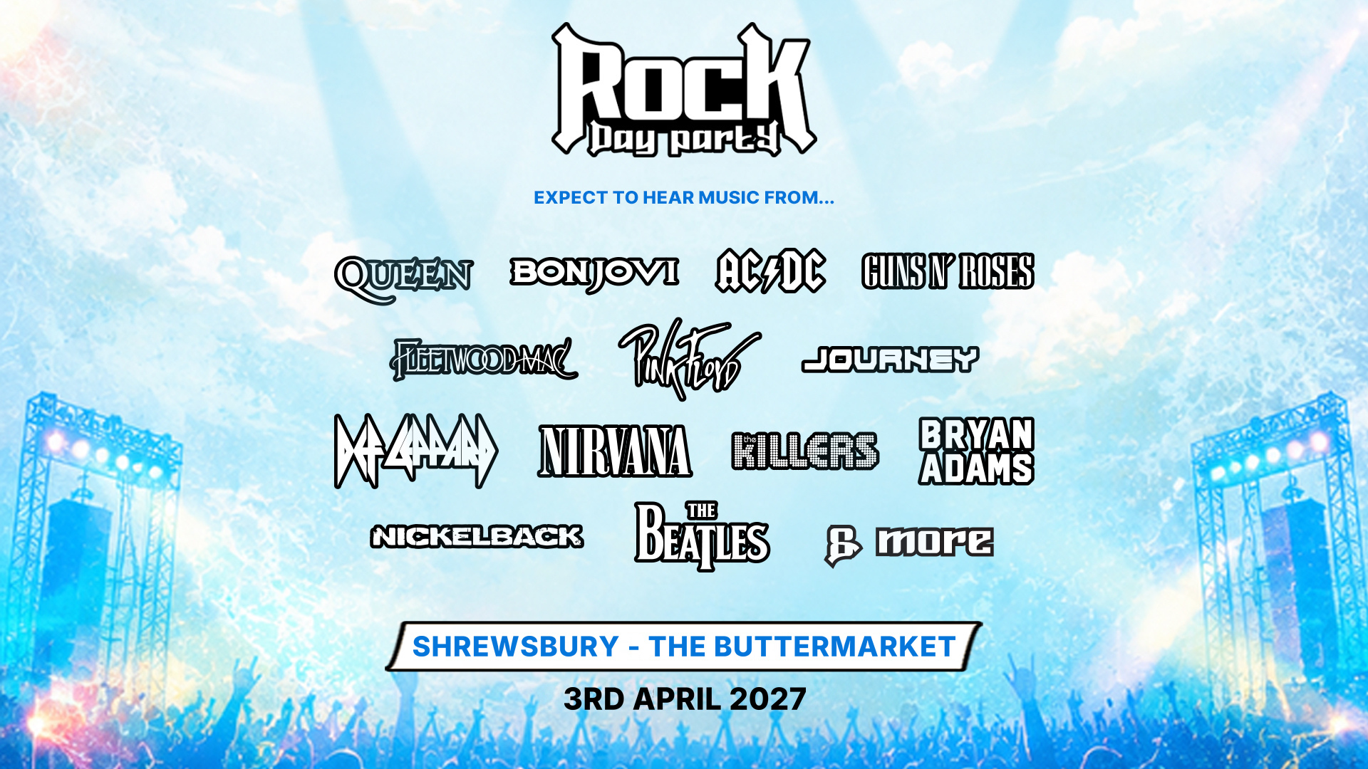 ROCK DAY PARTY COMES TO SHREWSBURY! 🎸🔥