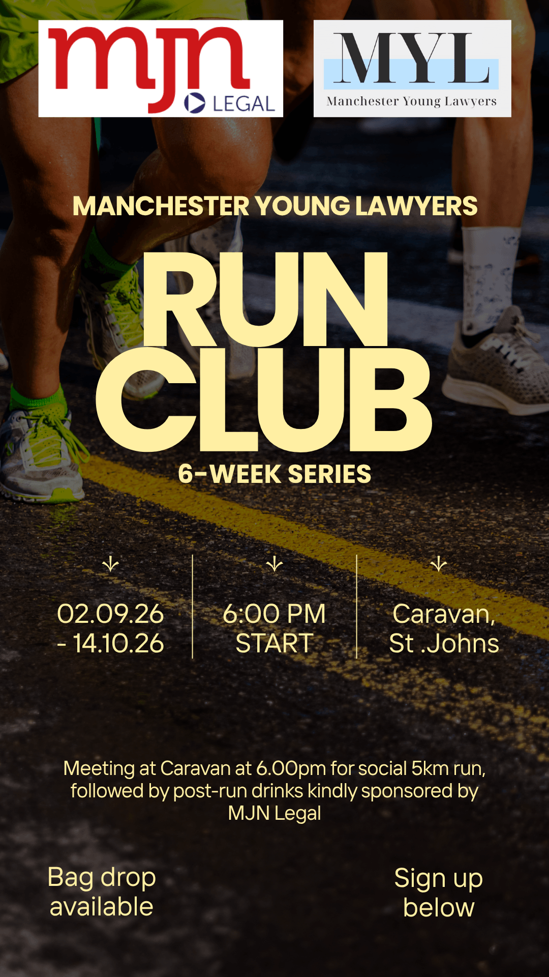 MYL Run Club sponsored by MJN Legal