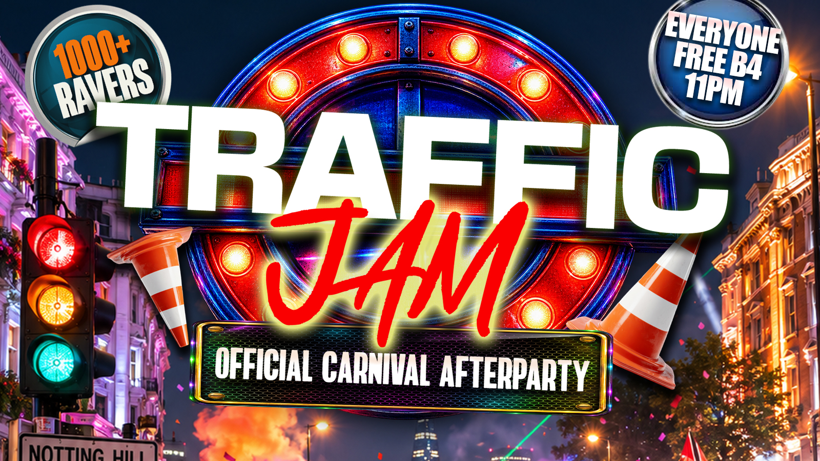 Traffic Jam London - The Official Bank Holiday Carnival AfterParty