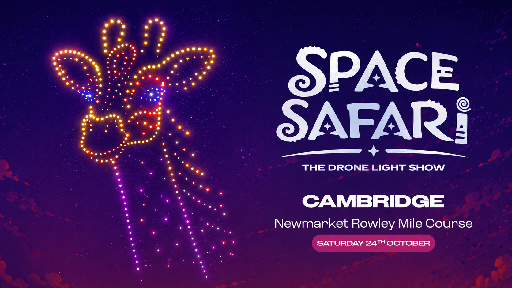 Space Safari Drone Light Show - Cambridge