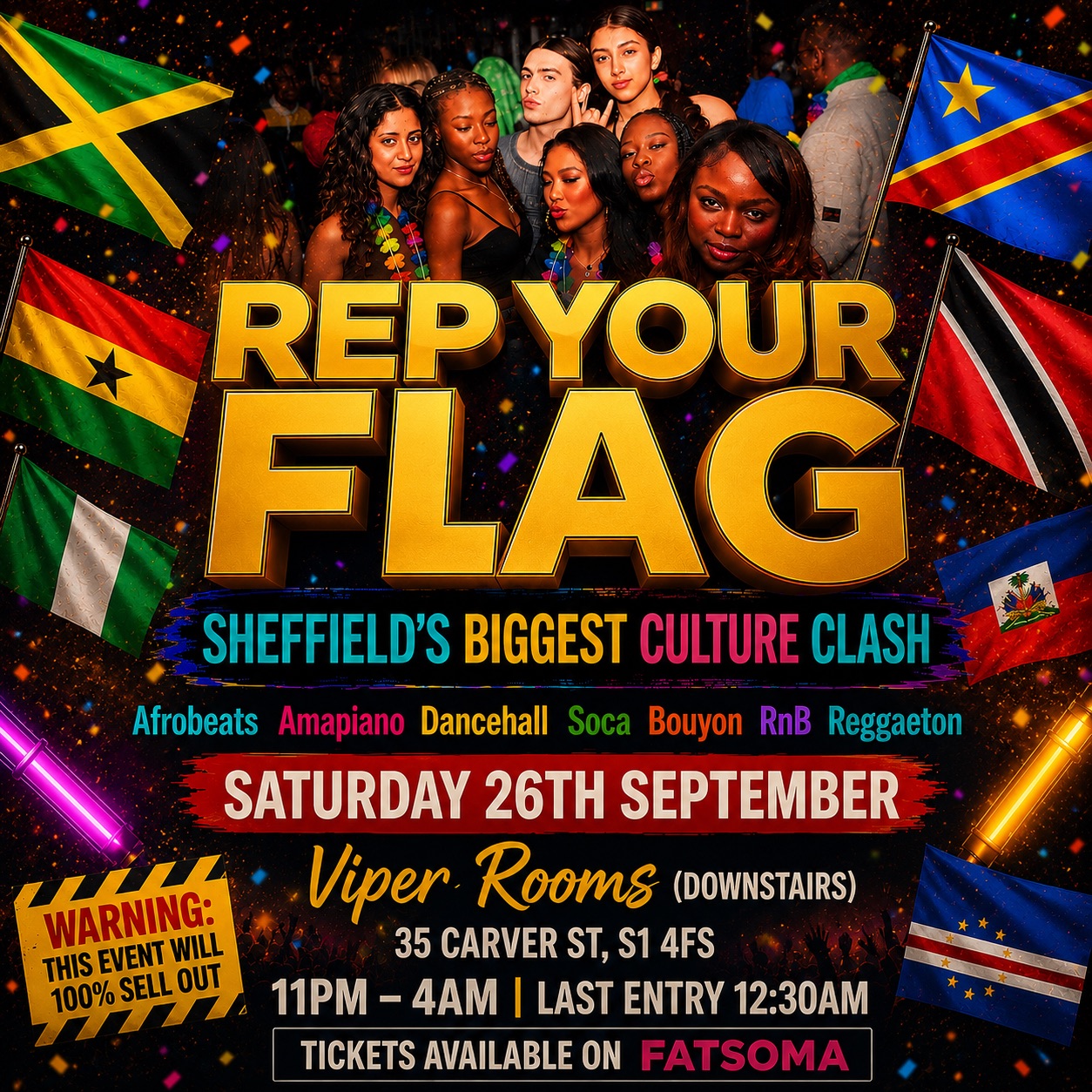 REP YOUR FLAG – SHEFFIELD’S BIGGEST CULTURE CLASH