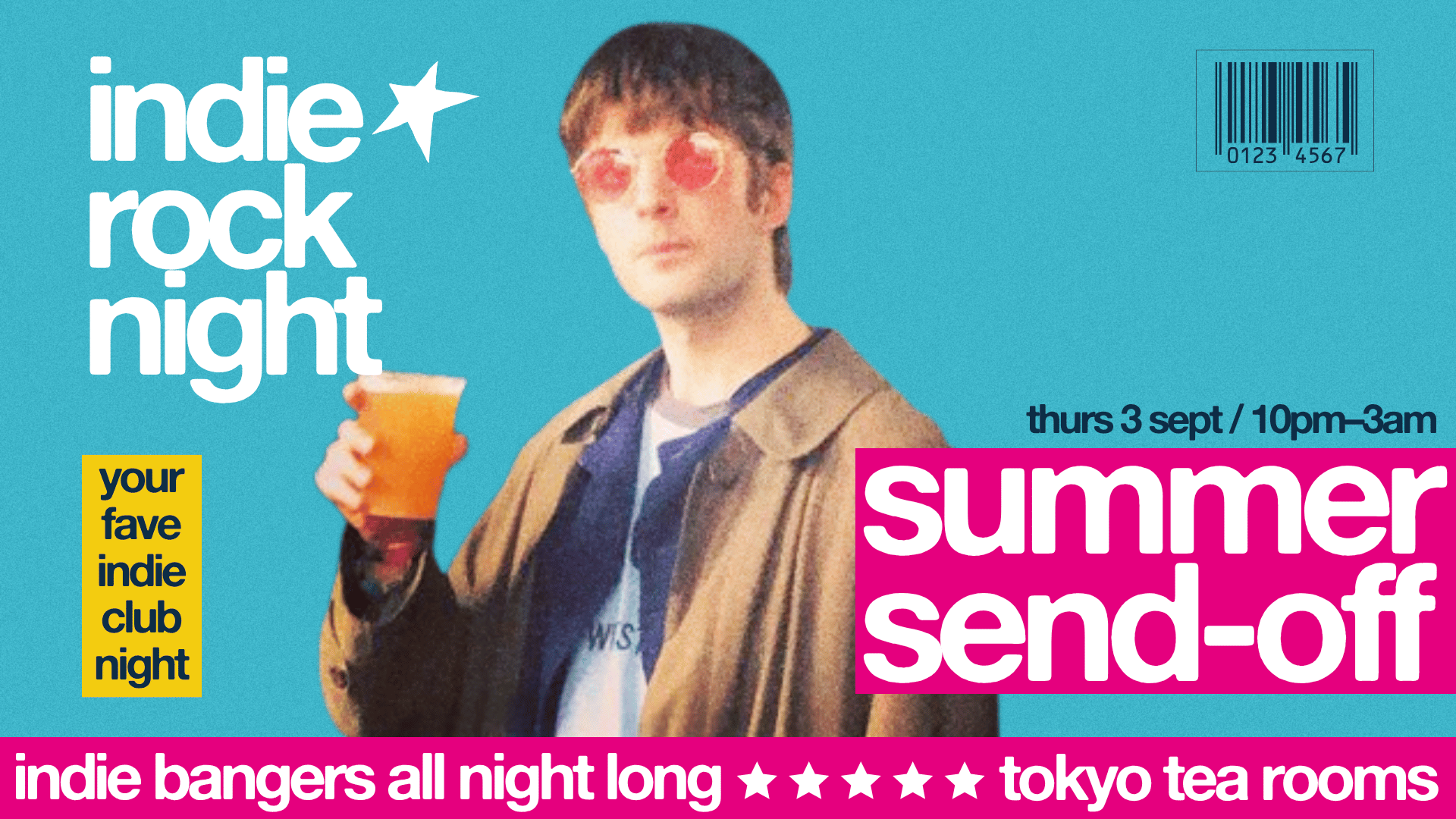 Indie Rock Night ∙ SUMMER SEND OFF PARTY @ Tokyo Tea Rooms *LAST 50 ONLINE TICKETS*