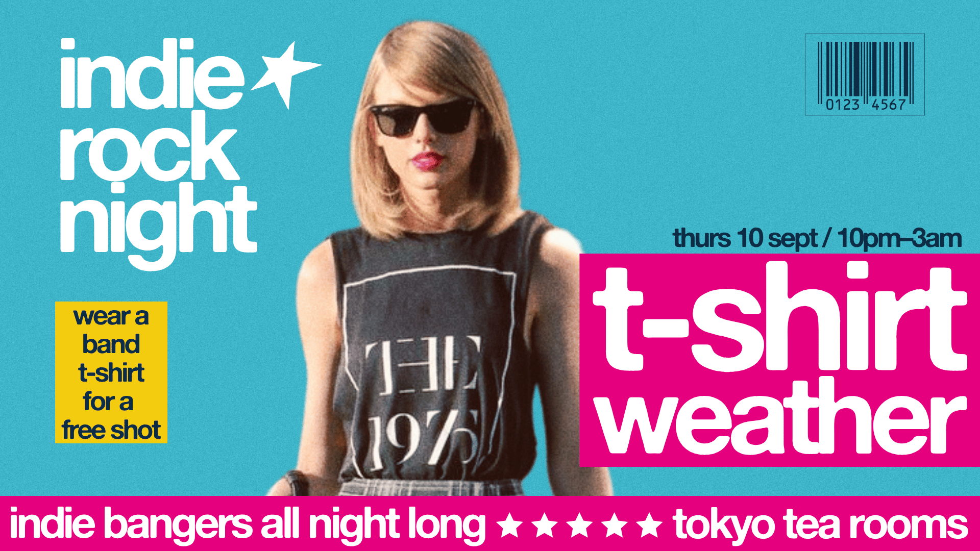 Indie Rock Night ∙ T-SHIRT WEATHER *4 £5 TICKETS LEFT*