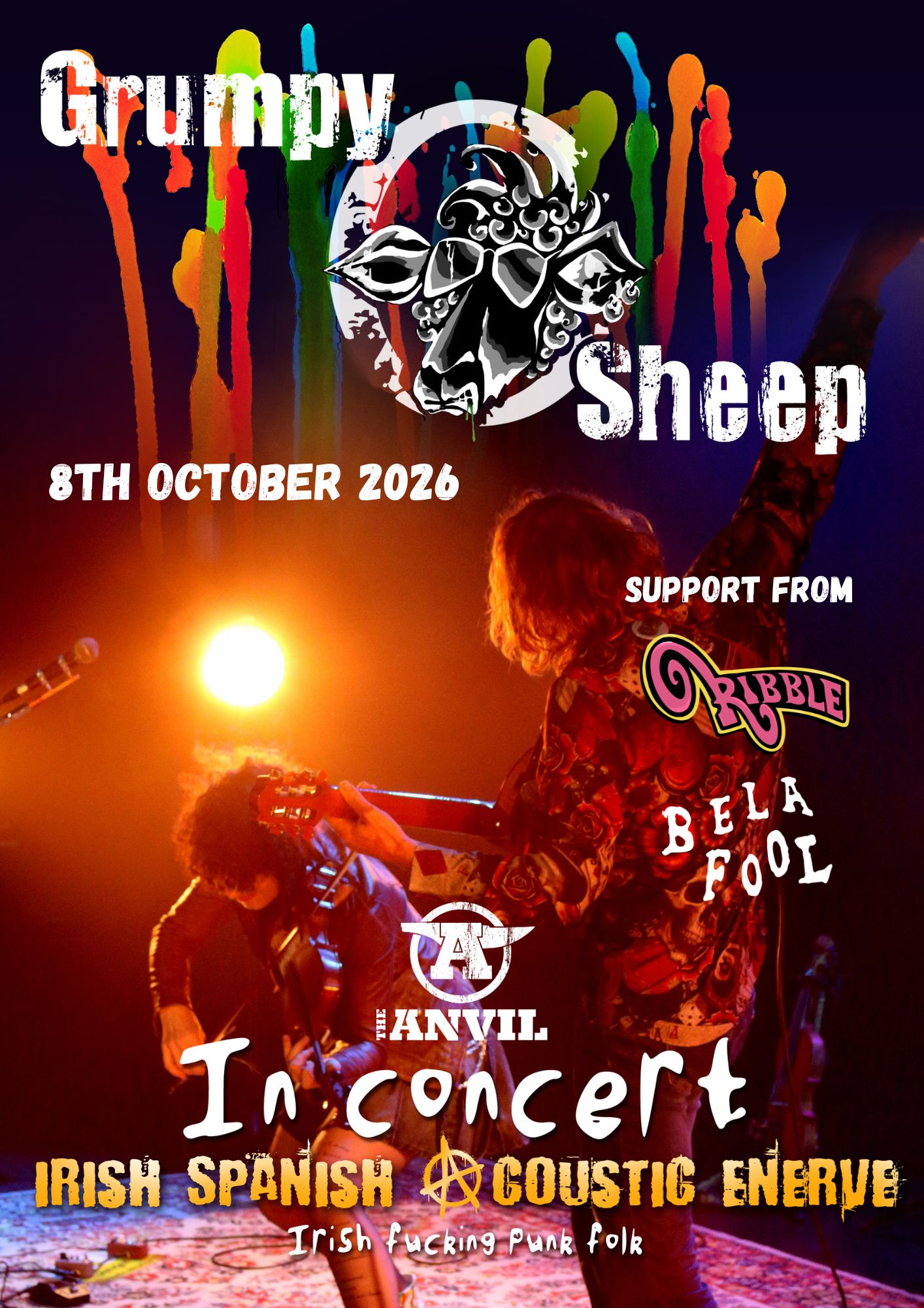 FREE ENTRY - Grumpy O Sheep // Ribble // Bela Fool