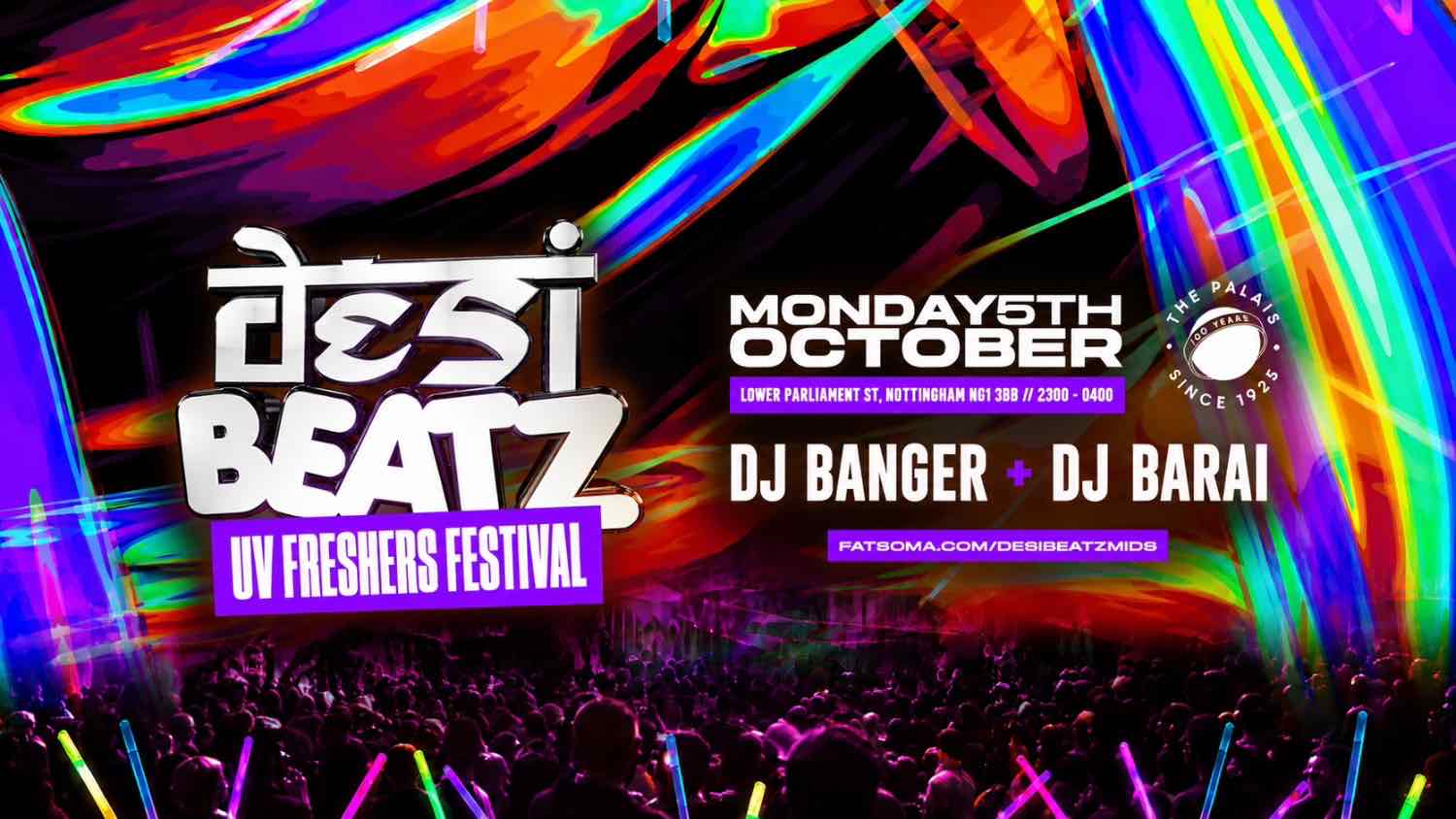 Nottingham ASOC : UV FRESHERS FESTIVAL! | THE PALAIS NOTTINGHAM