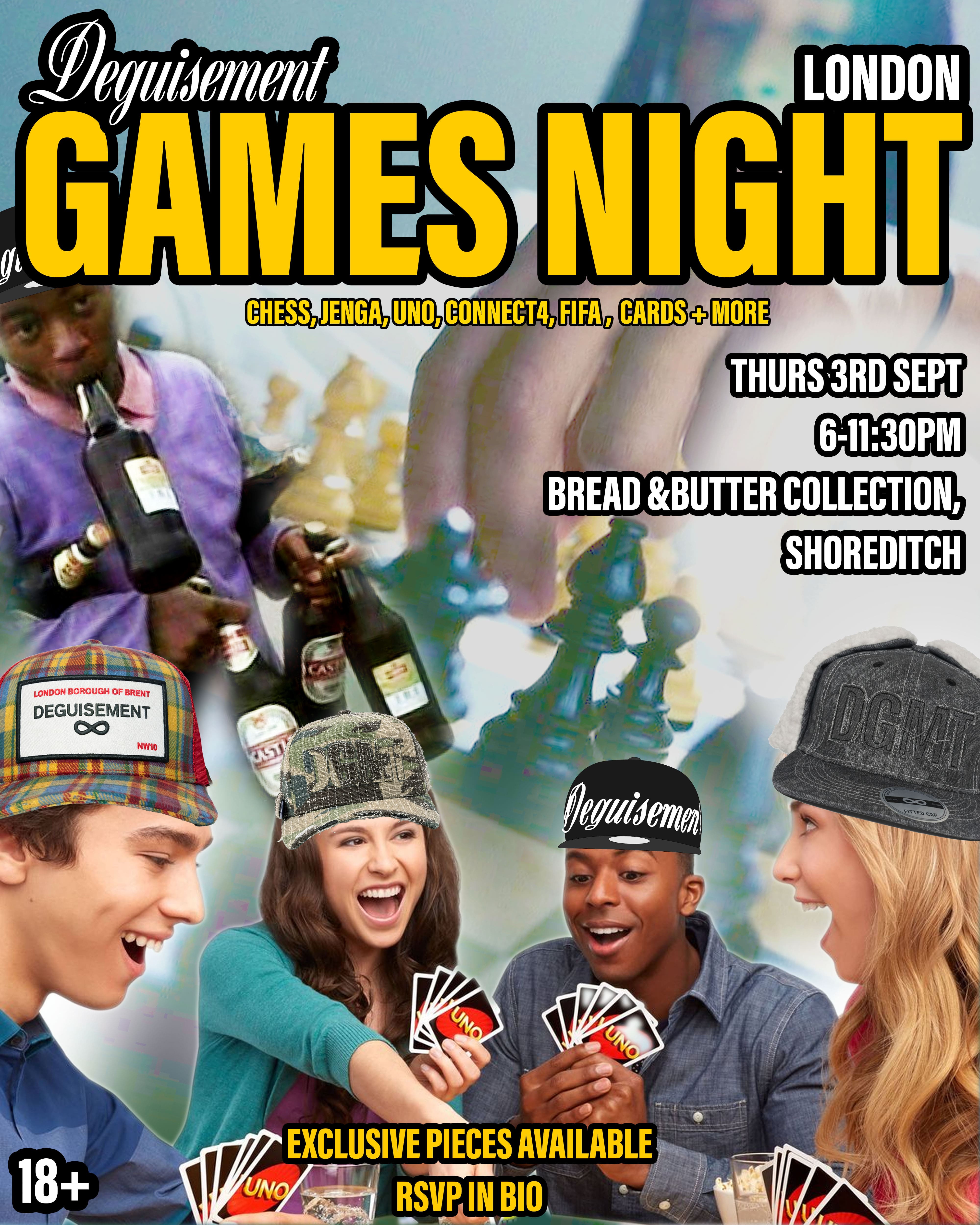 Deguisement LDN Games Night
