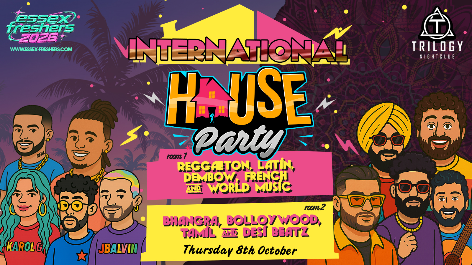 INTERNATIONAL HOUSE PARTY! - ESSEX FRESHERS 2026