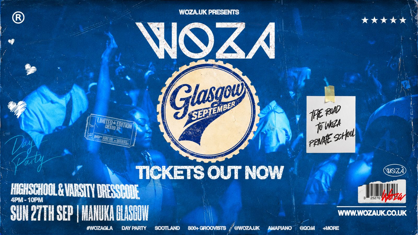 WOZA GLASGOW | Road To Private School