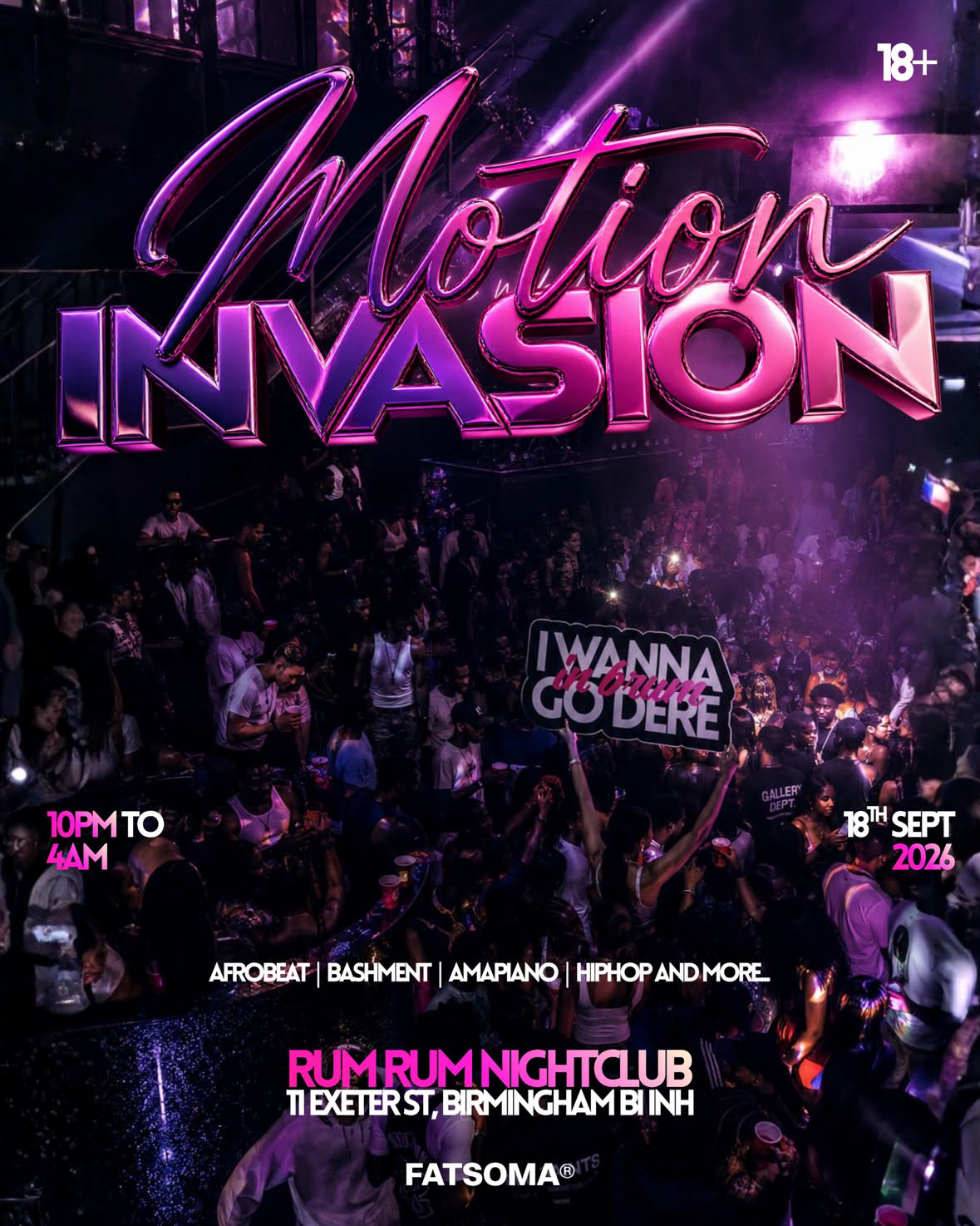 Motion Invasion — Ultimate Freshers Experience Birmingham 2026 | 500+ Ravers
