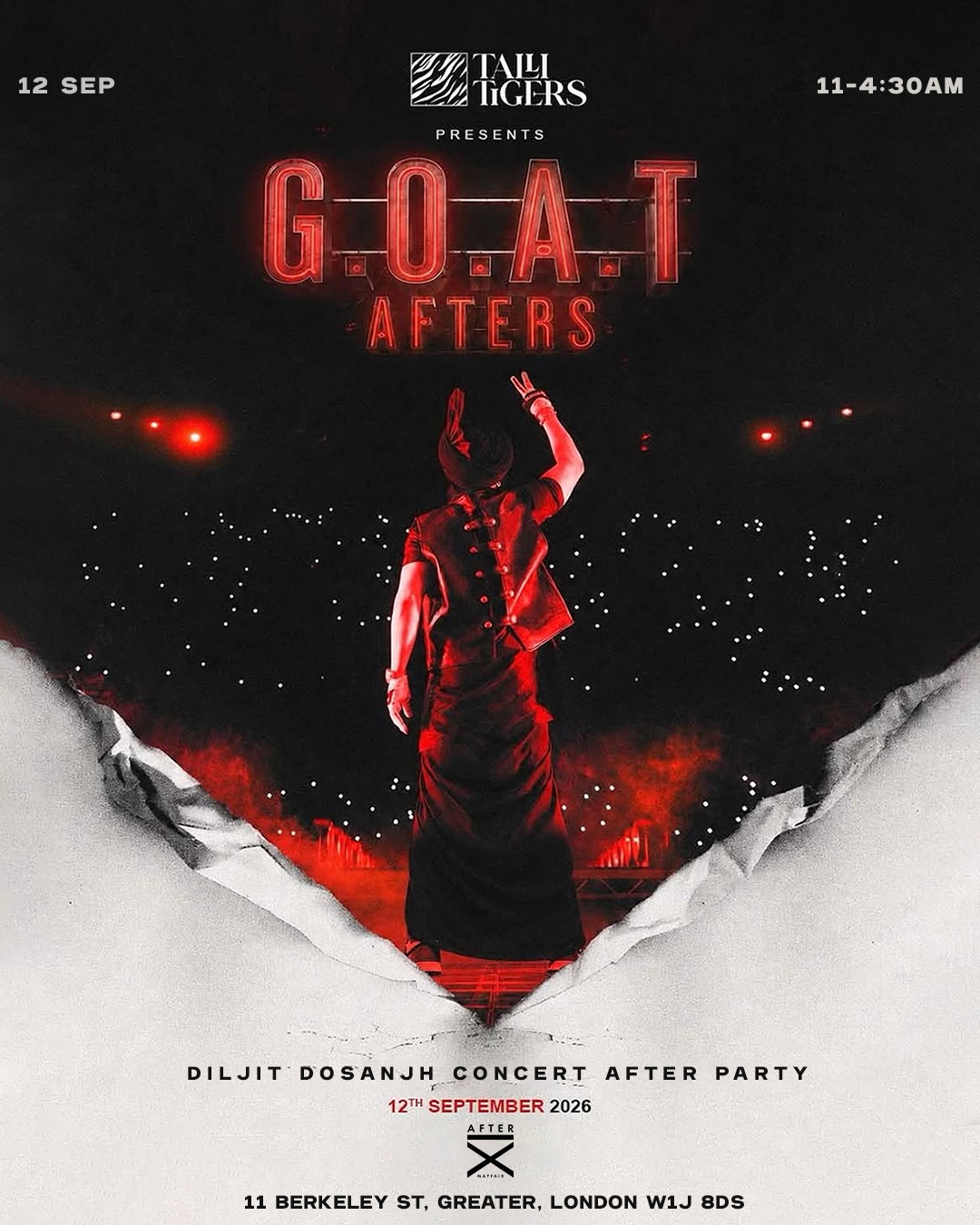 Londons Official - Aura Concert After Party - GOAT Afters - Bollywood x Bhangra Night ( Diljit Dosanjh Concert After Party)