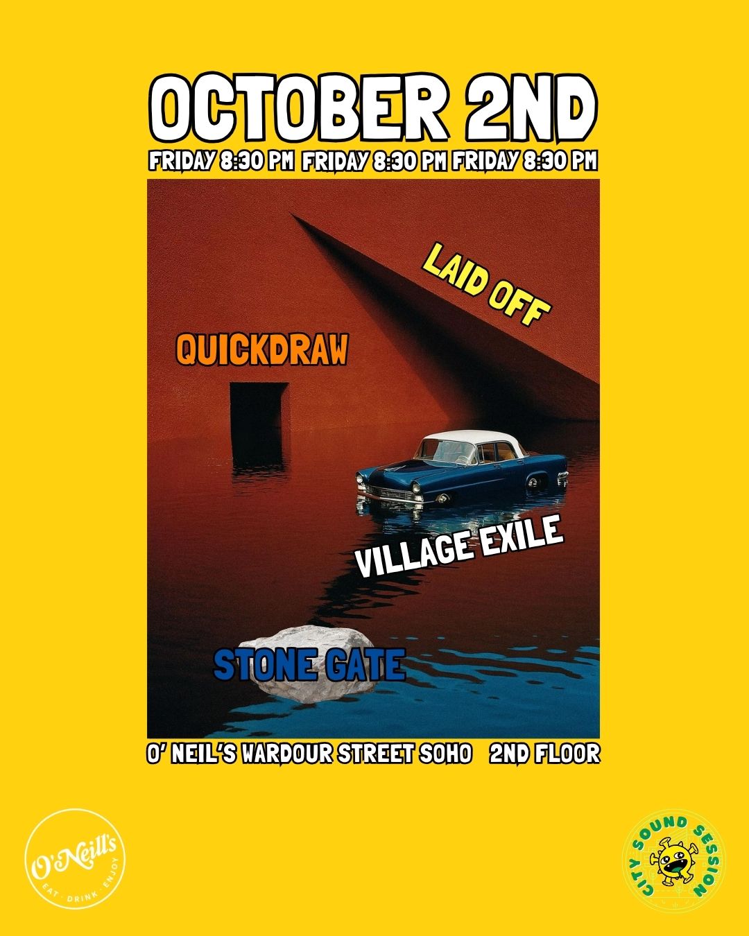 Laid Off, Quickdraw, Village Exile and Stone Gate