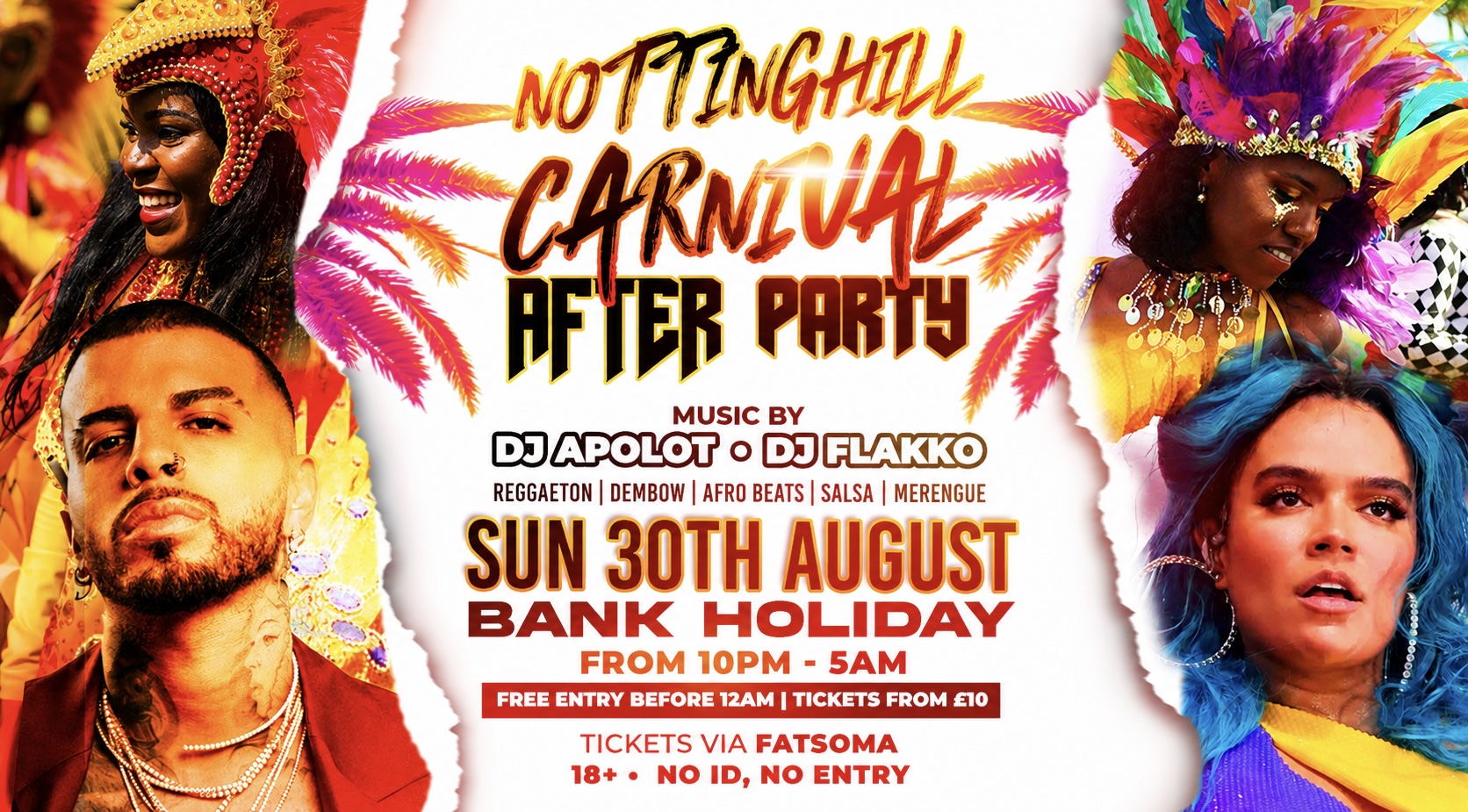 CARNIVAL AFTER PARTY “ BANK HOLIDAY SPECIAL”@PARADISE