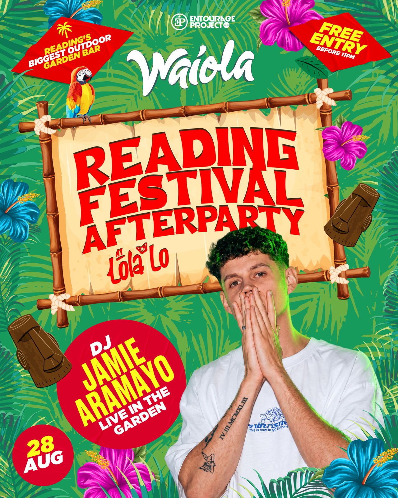 WAIOLA🌴 READING FESTIVAL AFTERPARTY 🍹 FT. JAMIE ARAMAYO