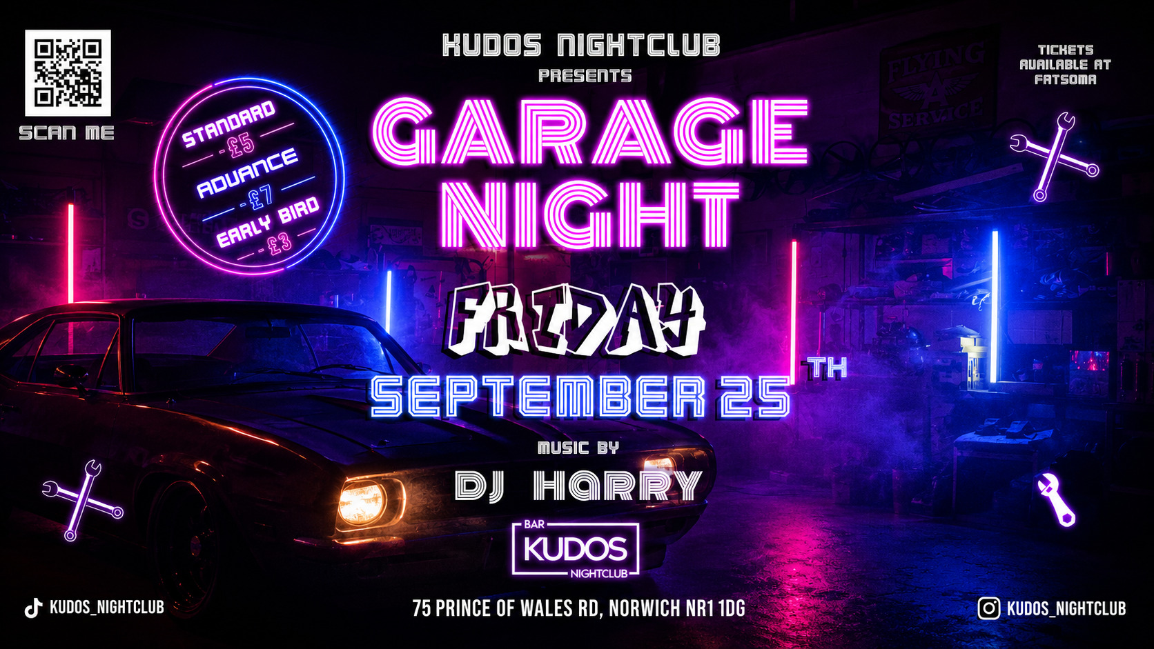 KUDOS PRESENTS: GARAGE AFTER DARK 🔊