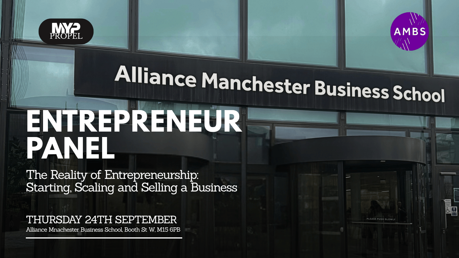 MYP PROPEL: Entrepreneur Panel Talk