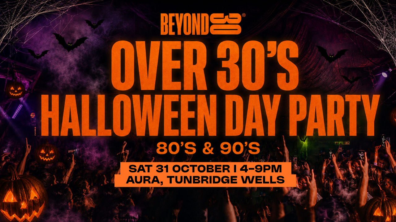 🎃 80s & 90s Over 30s Halloween Daytime Clubbing - TUNBRIDGE WELLS 👻🕺🏽