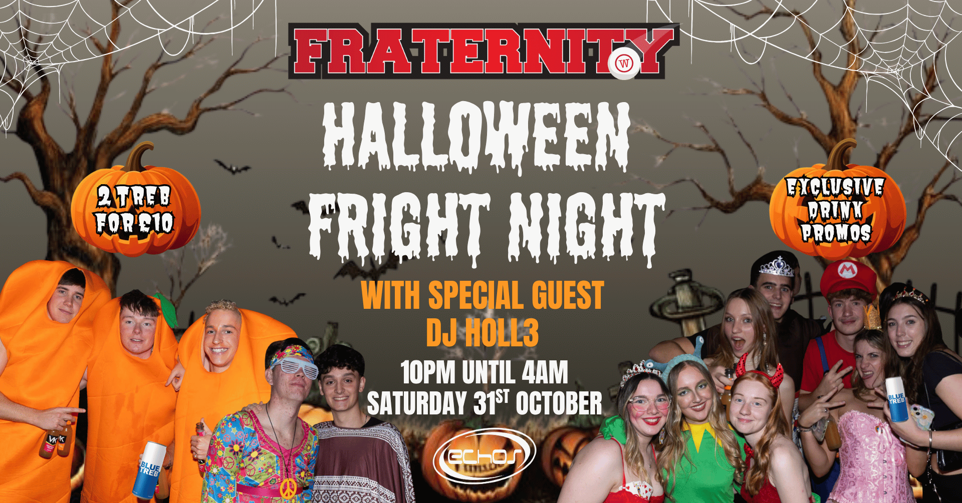 Fraternity Presents: HALLOWEEN FRIGHT NIGHT 👻 🔪💀