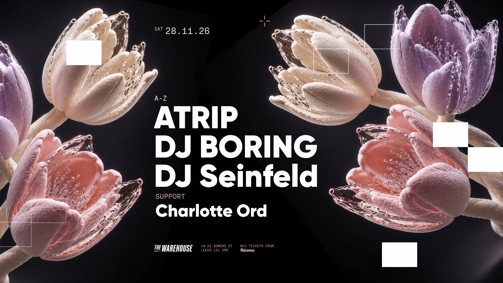 The Warehouse: ATRIP, DJ BORING, DJ Seinfeld + Charlotte Ord