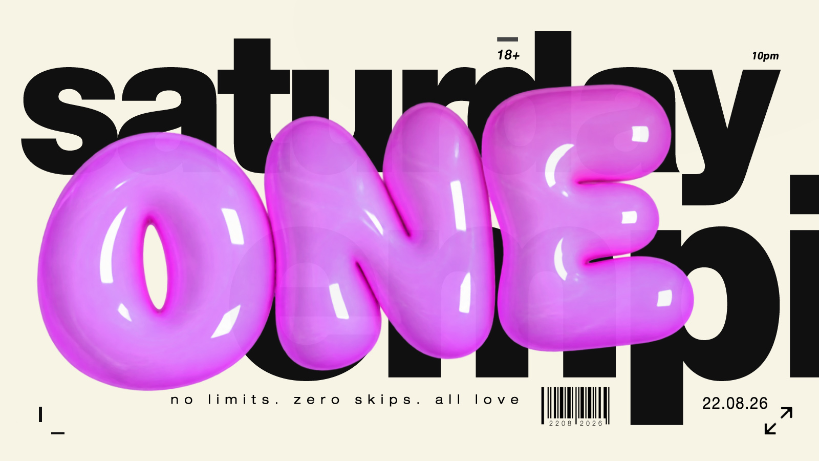 ONE EMPIRE – THE BIG SATURDAY NIGHT PARTY!