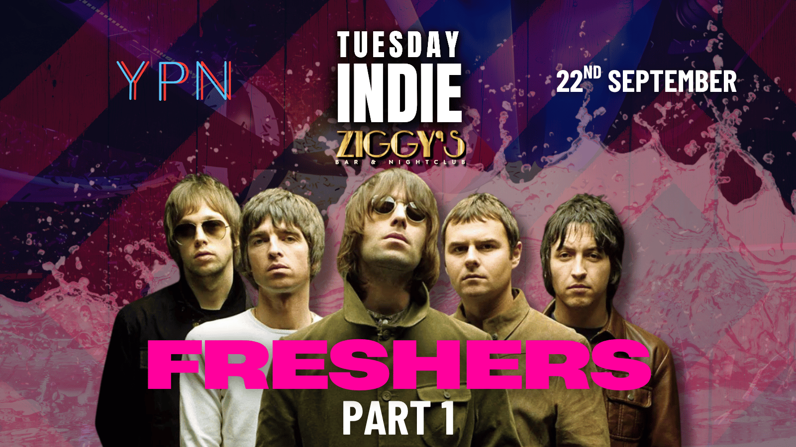 TUESDAY INDIE Ziggy's FRESHERS WEEK SPECIAL - 22nd September