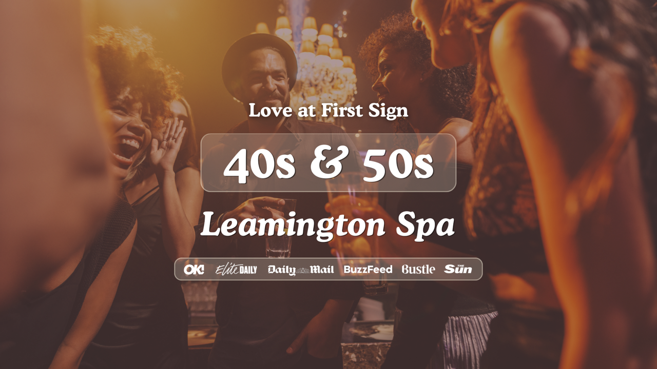 40s & 50s Singles Night at Hart + Co in Leamington Spa | Love at First Sign