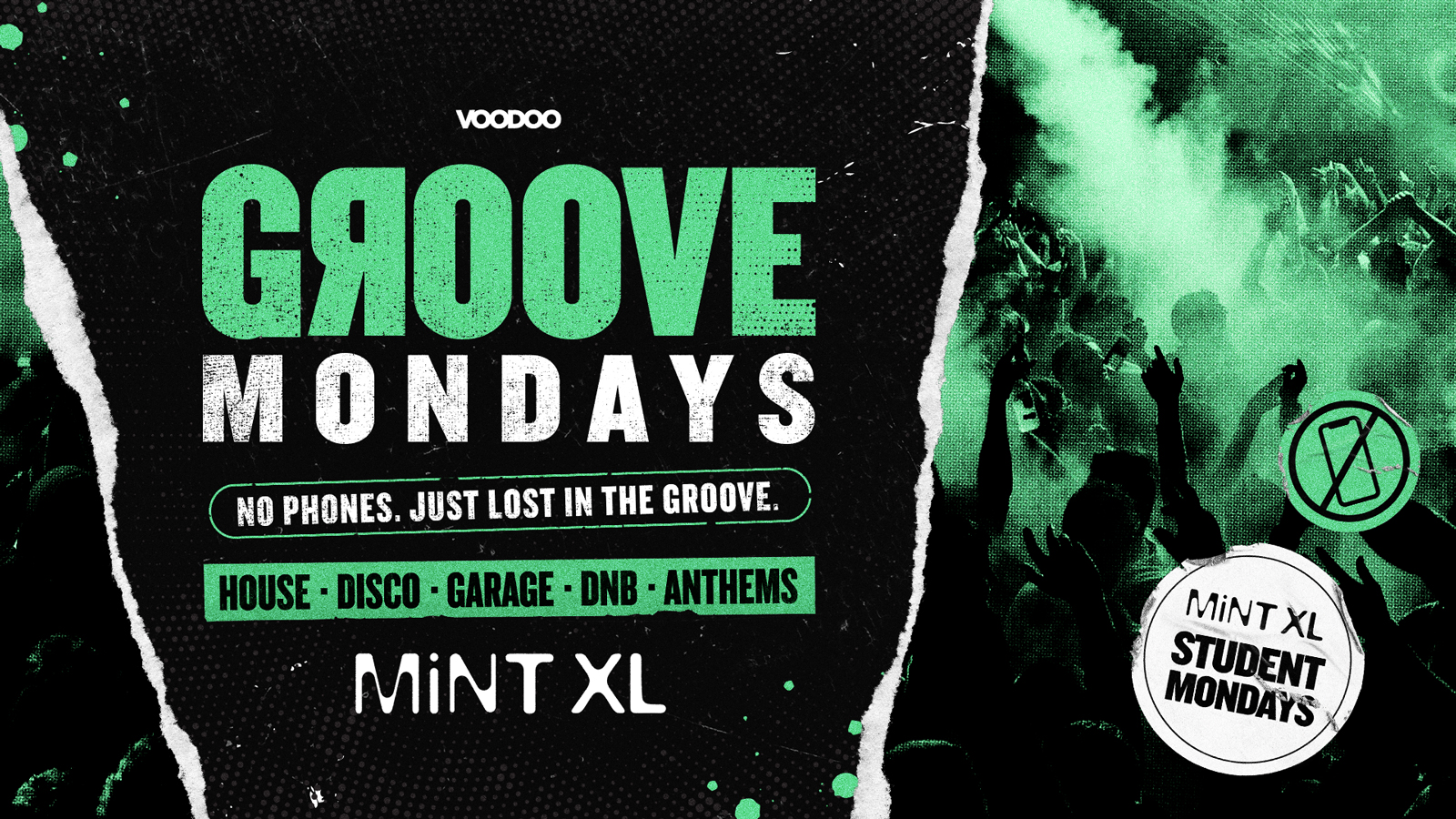 GROOVE MONDAYS - Monday 5th October The Cage Feat James Poole @ MiNT XL