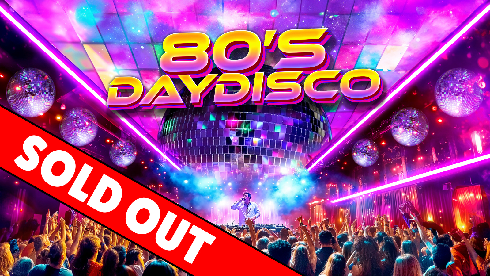 80s Day Disco: Hammersmith, London 🪩 SOLD OUT ❌