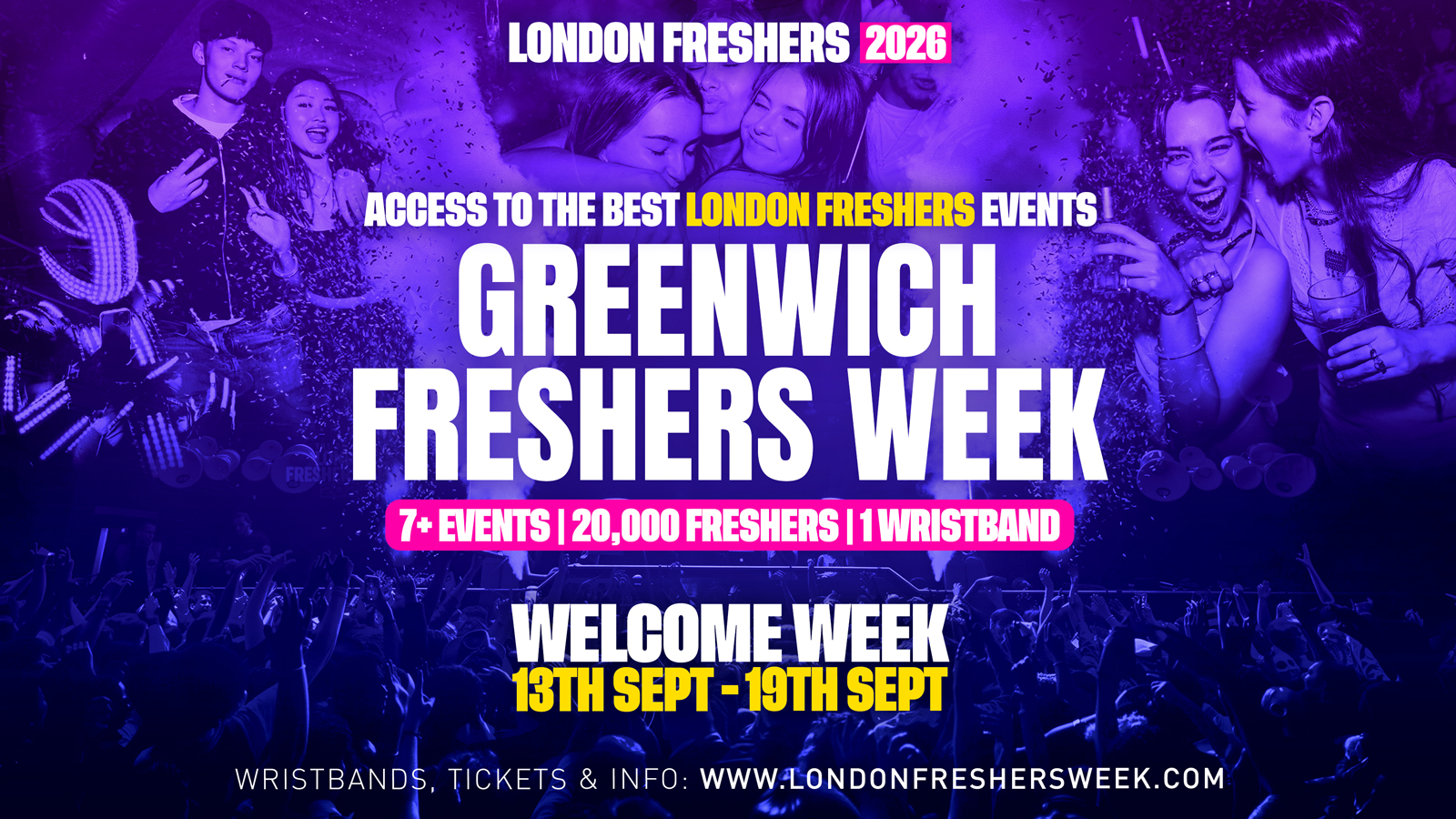 University of Greenwich Freshers – London Freshers Week 2026 – [Welcome Week]