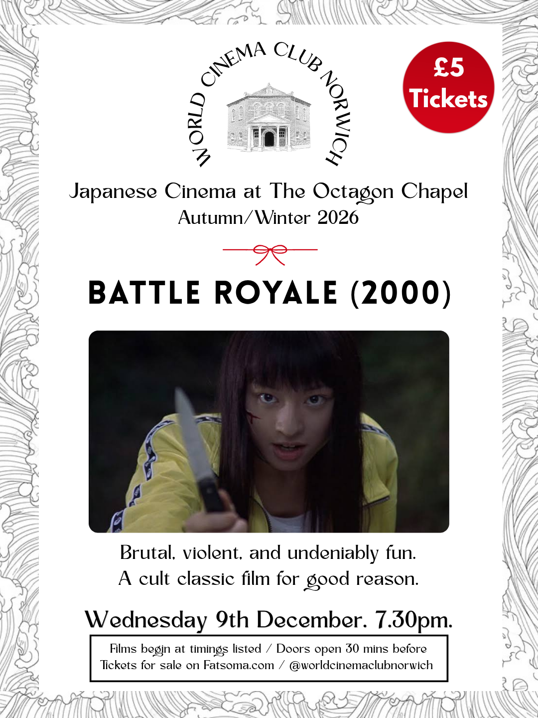 World Cinema Club Norwich Presents Battle Royale