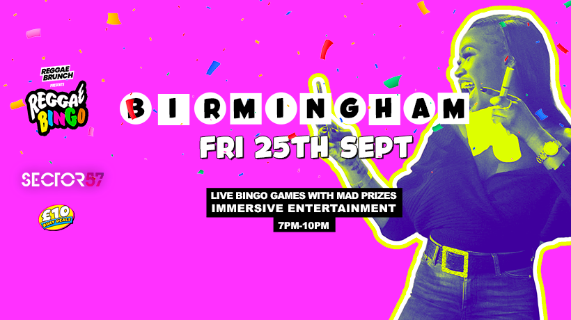 Reggae Bingo - Birmingham - Fri 25th Sep