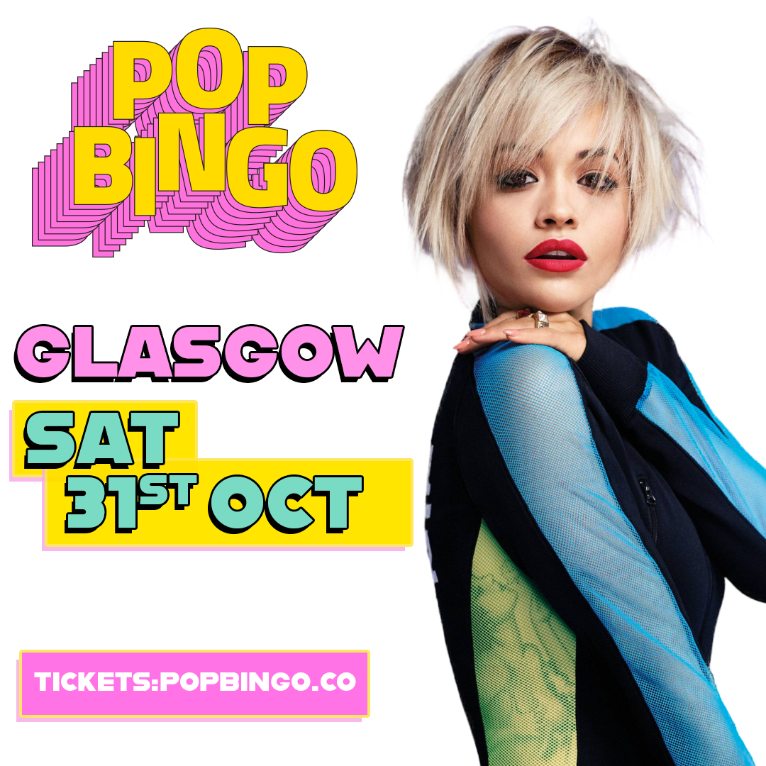 POP Bingo Sat 12th Dec Glasgow