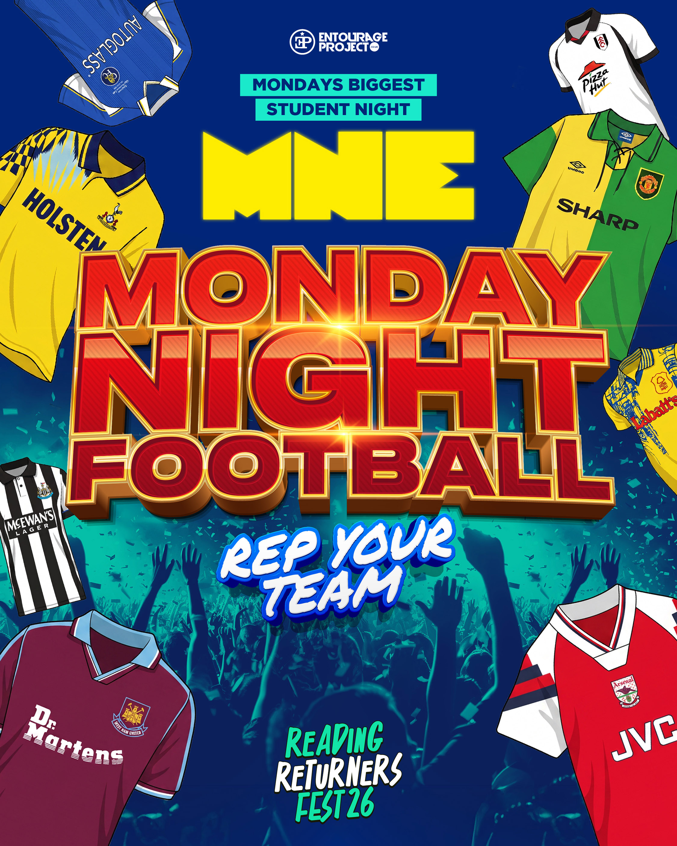 MNE - MONDAY NIGHT FOOTBALL💙💛 (PART OF RETURNERS FEST 26)