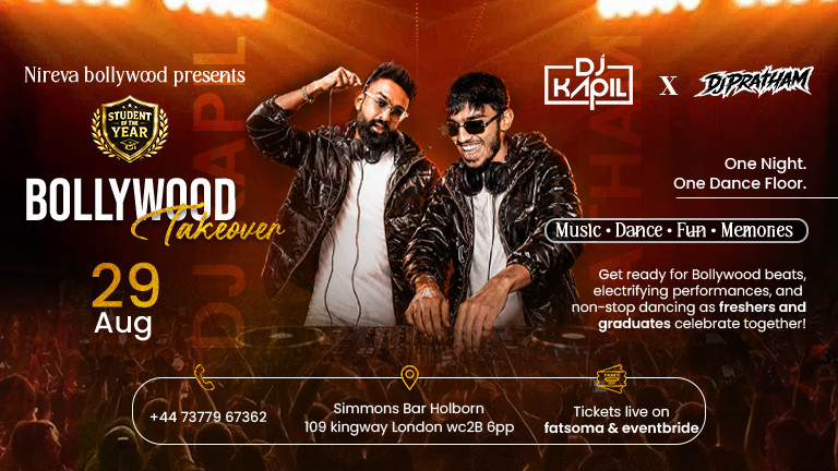 London Bollywood Club Night-Student Of The Year Celebration
